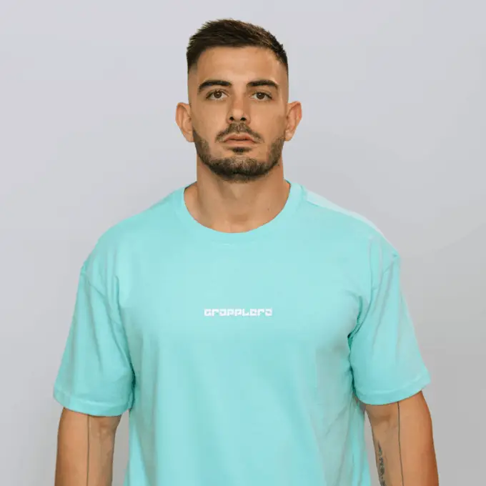 T-shirt oversize premium Bleu – Image 6
