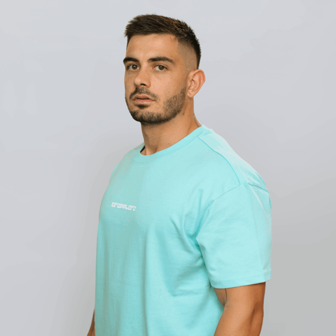 T-shirt oversize premium Bleu
